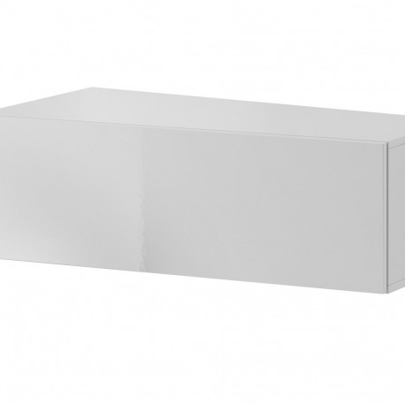 Cama TV stand VIGO SLANT '90' 30/90/40 white/white gloss