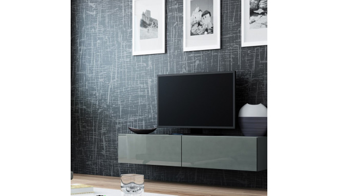 Cama TV alus VIGO 140 30/140/40 hall/hall läikiv