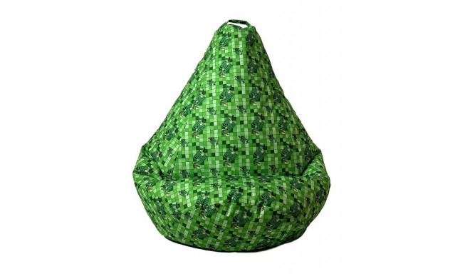 Sako bag pouffe Pear print Minecraft XXL 140 x 100 cm