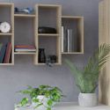 Wall-hung bookcase Bilbao 7.0 Wall Shelves Sonoma Oak