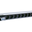 Intellinet Vertical Rackmount 12-Output Power Distribution Unit (PDU), EU CEE 7/3 Outlets, With Sing
