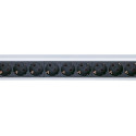 Intellinet Vertical Rackmount 12-Output Power Distribution Unit (PDU), EU CEE 7/3 Outlets, With Sing