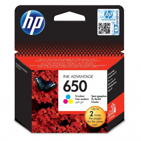 HP 650 Original Cyan,Magenta,Yellow 1 pc(s)