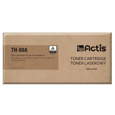Actis TH-80A tooner (asendus HP 80A CF280A; standard; 2700 lehekülge; must)