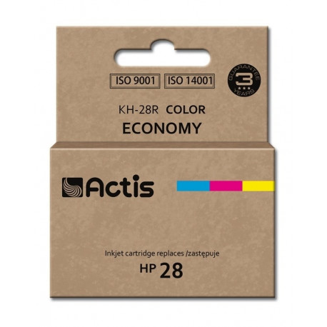 Actis KH-28R tint (asendus HP 28 C8728A; standard; 21 ml; värv: tsüaan, magenta, kollane)
