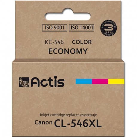 Actis KC-546 tindikassett (Canon CL-546XL asendus; Supreme; 15 ml; 180 lehte; magenta, tsüaan, kolla