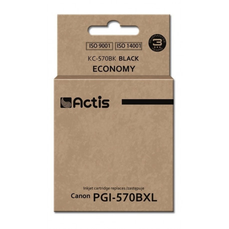 Actis KC-570BK tint (asendus Canon PGI-570BK; standard; 22 ml; must)