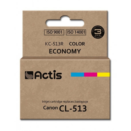 Actis KC-513R tint (asendus Canon CL-513; standard; 15 ml; värv: tsüaan, magenta, kollane)
