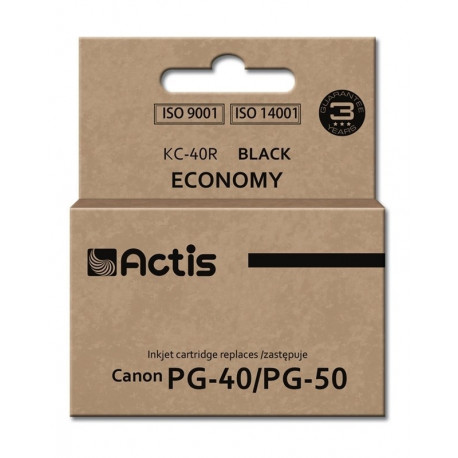 Actis KC-40R tint (asendus Canon PG-40/PG-50; standard; 25 ml; must)