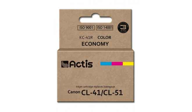 Actis KC-41R Ink (replacement for Canon CL-41/CL-51; Standard; 18 ml; color: cyan, magenta, yellow)
