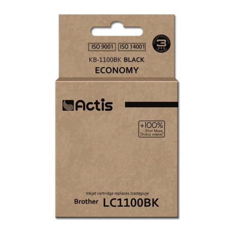 Actis KB-1100Bk Ink (replacement for Brother LC1100BK/980BK; Standard; 28 ml; black)