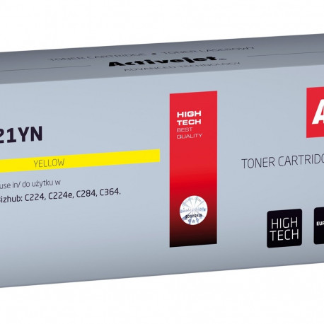 Activejet ATM-321YN tooner (asendus Konica Minolta TN321Y; Supreme; 25 000 lehekülge; kollane)