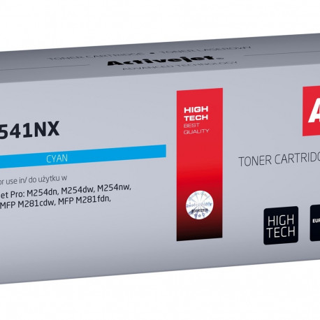 Activejet ATH-F541NX toner (replacement for HP 203X HP203X CF541X CRG 054H C CRG054H; Supreme; 2500 
