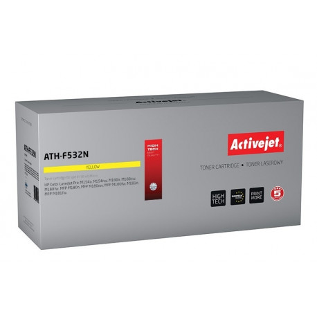 Activejet ATH-F532N toner (replacement for HP 205A CF532A; Supreme; 900 pages; yellow)