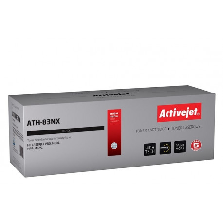Activejet ATH-83NX toner (replacement for HP 83X CF283X; Supreme; 2400 pages; black)