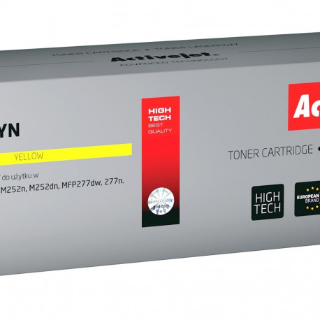 Activejet ATH-201YN toner for HP printer HP 201A CF402A CRG045 replacement; Supreme; 1400 pages; yel