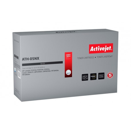 Activejet ATH-05NX tooner (asendus HP 05X HP CE505X, Canon CRG-719H; Supreme; 6500 lehekülge; must)