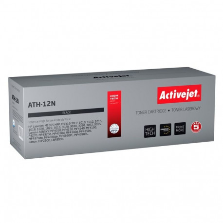 Activejet ATH-12N Toner (replacement for HP 12A Q2612A, Canon FX-10; Supreme; 2000 pages; black)