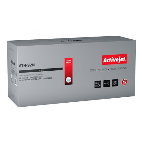 Activejet ATH-92N tooner (asendus HP 92A C4092A, Canon EP-22; Supreme; 3100 lehte; must)