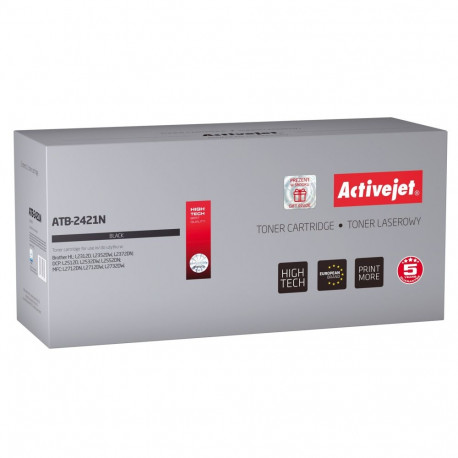 Activejet ATB-2421N tooneri kassett (asendus Brother TN-2421; Supreme; 3000 lehte; must)