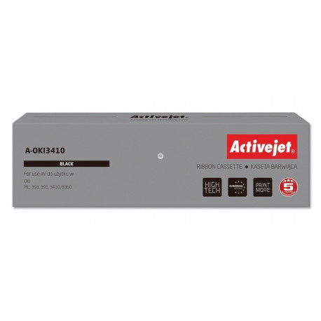 Activejet A-OKI3410 tindilint (asendus OKI 9002308; Supreme; 10 000 000 tähemärki must)