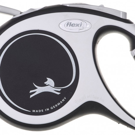 Flexi New Comfort M lint 5 m must koera automaatne jalutusrihm