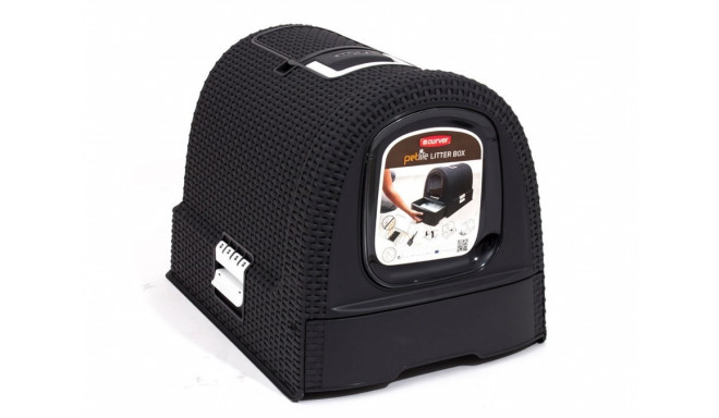 CURVER cat litter box - black