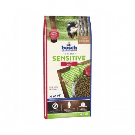 BOSCH Sensitive Lamb&Rice - dry dog food - 15 kg