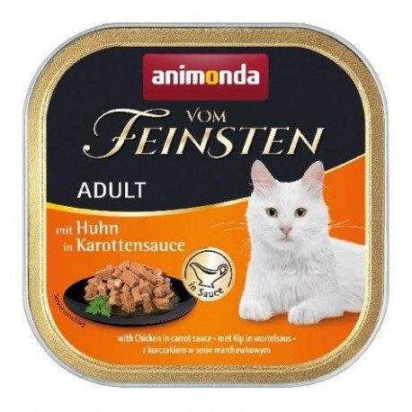 ANIMONDA Vom Feinsten Adult kana porgandikastmes märg kassitoit 100g