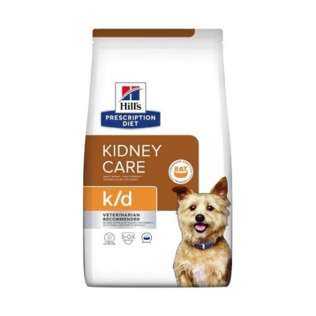 HILL'S Prescription Diet k/d neerude hooldus kuiv koeratoit 1,5 kg