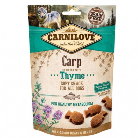 CARNILOVE Soft karpkala-tüümian koerasnäkk - 200 g