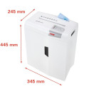 HSM shredstar X10 dokumendipurustaja, 4,5 x 30 mm + eraldi CD-lõikemehhanism