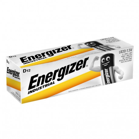 ENERGIZER BATTERIES  INDUSTRIAL PRO D LR20 1.5V 12 PCS