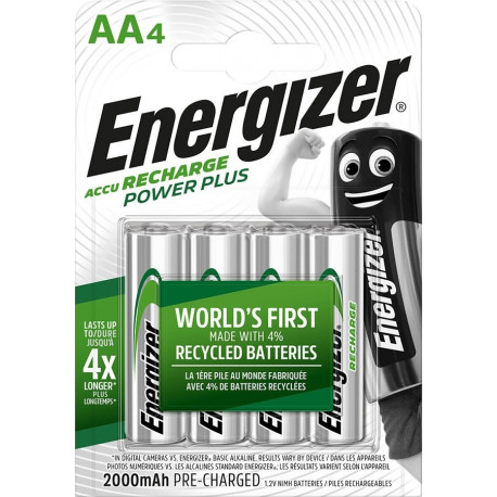 Energizer laetav aku POWER PLUS AA HR6/4 2000mAh