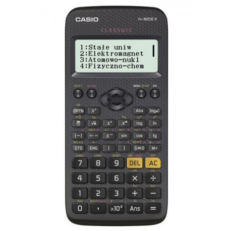 CASIO teaduslik kalkulaator FX 82CEX must, 12-kohaline ekraan