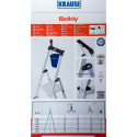 Freestanding ladder SOLIDY 4 steps KRAUSE