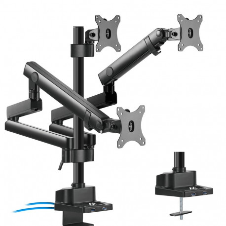 Maclean lauakinnitus monitoridele MC-811 17''-27'' LCD/LED USB 3x7kg VESA
