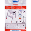 Krause Folding Step Treppy silver