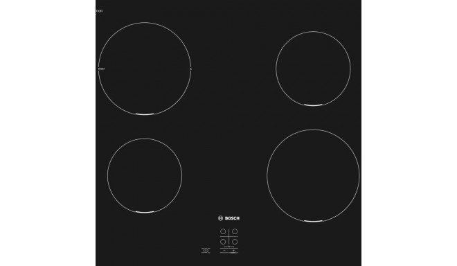 Bosch Serie 2 PUG611AA5E must tööpinna 60 cm tsoon induktsioonpliit 4 tsooni