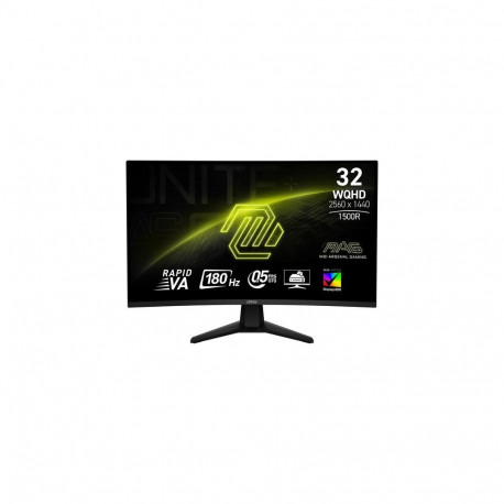 MSI MAG 32CQ6F computer monitor 80 cm (31.5") 2560 x 1440 pixels Wide Quad HD Black