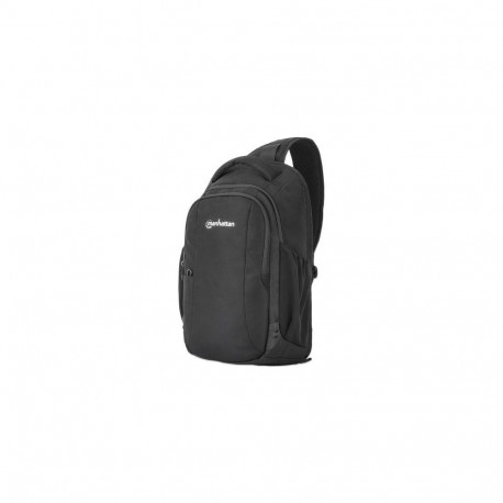Manhattan Amsterdam Sling Backpack 13.3", Anti Theft, Black, Top Load Backpack, Carrier wit