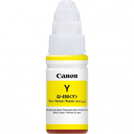 Canon Ink GI-490 GI490 Yellow Gelb Nachfülltinte (0666C001)