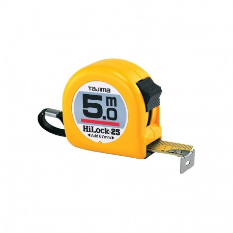 Measuring tape 5 m/25 mm yellow