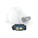 Rechargeable 150lm LED work light with sensor and helmet mounting, IP54