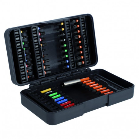 Lööktorsioonbittide komplekt Phillips/Pozidriv/TORX jaoks 54 osa