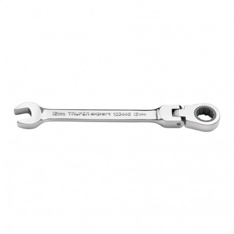 Truper ratcheting combination wrench with flex head 12mm