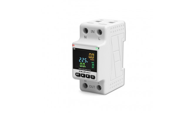Single phase energy consumption meter DIN35