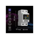 Single phase energy consumption meter DIN35