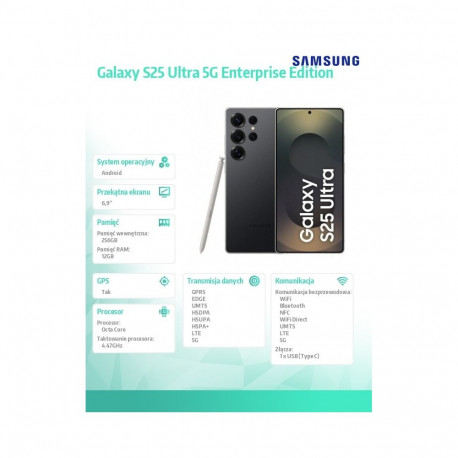 Smartphone Galaxy S25 Ultra 5G DualSIM 12/256GB Enterprise Edition black