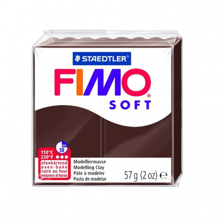 Voolimismass FIMO SOFT 57g, šokolaadipruun (2 tk)